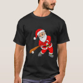 T-shirt Christmas Santa Claus With Baseball Bat Boys Kids (Devant)