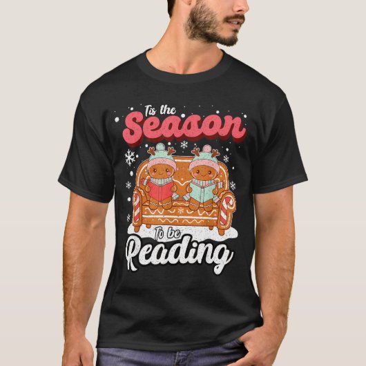 T-shirt Christmas School Teacher Retro Librarian Groovy Xm (Devant)