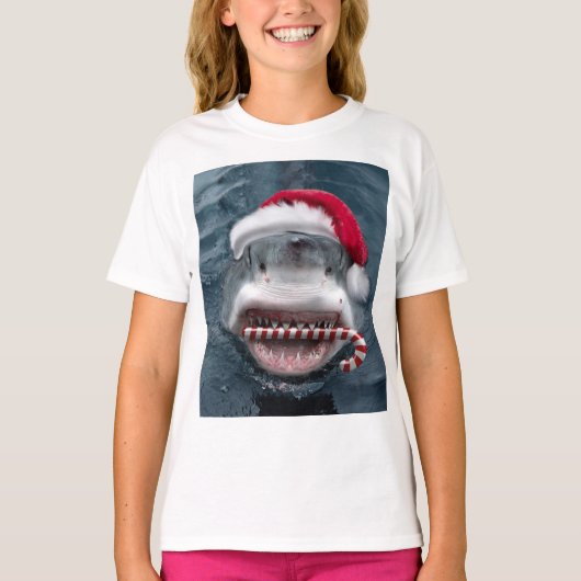 T-shirt Christmas Shark (Devant)