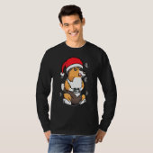 T-shirt Christmas Shetland Sheepdog Shelter Chien Gamer Vi (Devant entier)