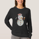 T-shirt Christmas Snowman Nurses Équipe Médicale ER NICU<br><div class="desc">Christmas Snowman Nurses Équipe Médicale ER NICU Coffee Xmas Shirt. Un cadeau parfait pour votre père, maman, papa, hommes, femmes, amis et membres de la famille le jour de Thanksgiving, Noël, Fête des mères, Fête des pères, 4 juillet, 1776 Jour indépendant, Fête des anciens combattants, Fête de l'Halloween, Fête de...</div>