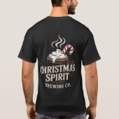 T-shirt Christmas Spirit Brewing Co Typography Design (Dos)