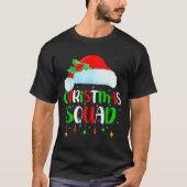 T-shirt Christmas Squad Matching Family Group Santa Xmas P (Devant)