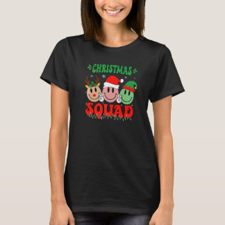 T-shirt Christmas Squad Retro Groovy Christmas Teacher Lif