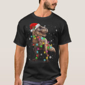 T-shirt Christmas T-Rex Dinosaur Funny Holiday Shirt (Devant)