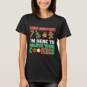 T-shirt Christmas Tech Suprt Delete Cookies Funny Xmas Men (Devant)