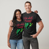 T-shirt Christmas Tree Black Cat  I Do What I Want (Unisexe)