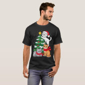 T-shirt Christmas Tree Cats Xmas  (Devant entier)