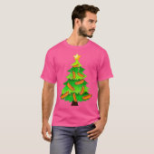 T-shirt CHRISTMAS Tree Hot Dog Fast Food Funny Cadeau (Devant entier)