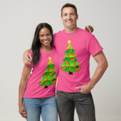 T-shirt CHRISTMAS Tree Hot Dog Fast Food Funny Cadeau (Unisexe)