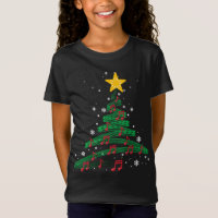 Christmas Tree Music Notes Musical Christmas Carol