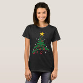 T-shirt Christmas Tree Music Notes Musical Christmas Carol (Devant entier)