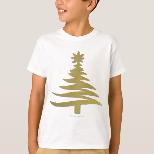 T-shirt Christmas Tree Stencil (Devant)