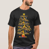 T-shirt Christmas Trombone Player Xmas Tree Jazz Music Lov (Devant)