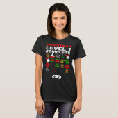 T-shirt Christmas Video Gaming Decoration Invaders Gamer (Devant entier)