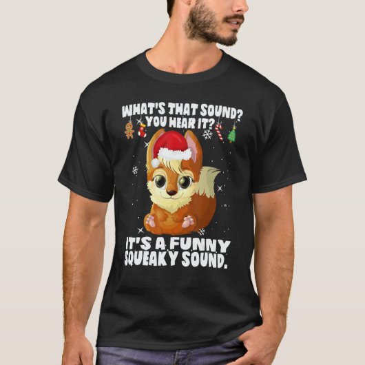 T-shirt Christmas What's That Sound You Hear It Squirrel S (Devant)