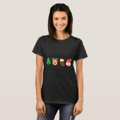 T-shirt Christmas Xmas Santa, Tree, Stocking, Reindeer Des (Devant entier)
