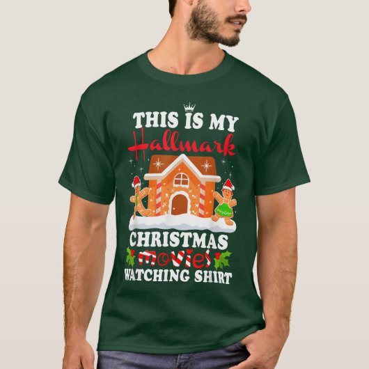 T-shirt Christmashis est mon Hallmarks Movie Watch garçon (Devant)