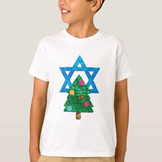 T-shirt christmukkah hanoukka (Devant)