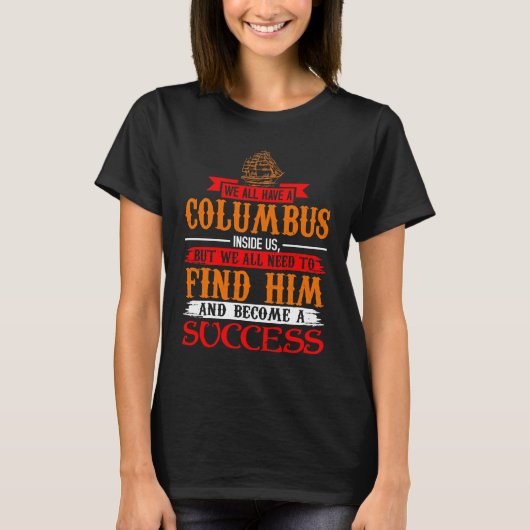 T-shirt christopher columbus (Devant)
