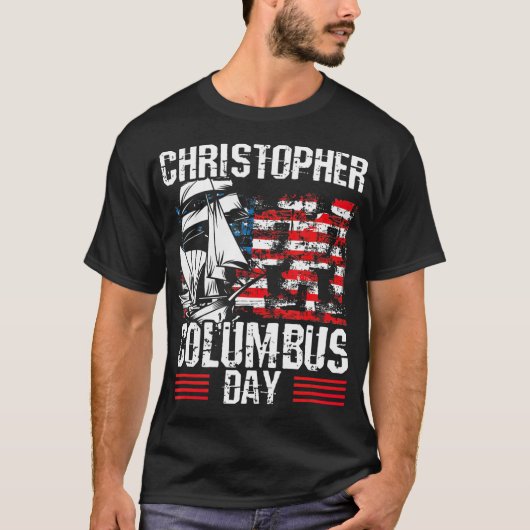 T-shirt Christopher Columbus Day 1492 Italien Explorer (Devant)
