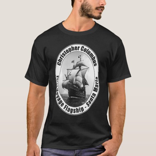 T-shirt Christopher Columbus Day Histoire américaine (Devant)