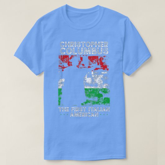 T-shirt Christopher Columbus La Première Compagnie Italien (Design devant)