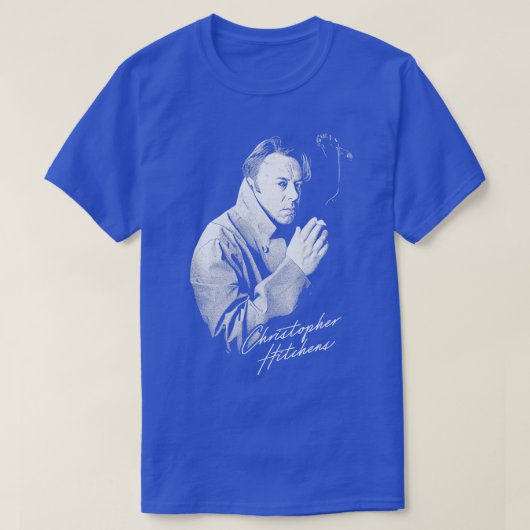 T-shirt Christopher Hitchens Style Rétro (Design devant)