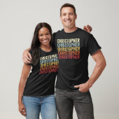 T-shirt Christopher Illinois Christopher IL Retro Vintage (Unisexe)