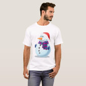T-shirt Chritmas Snowman (Devant entier)