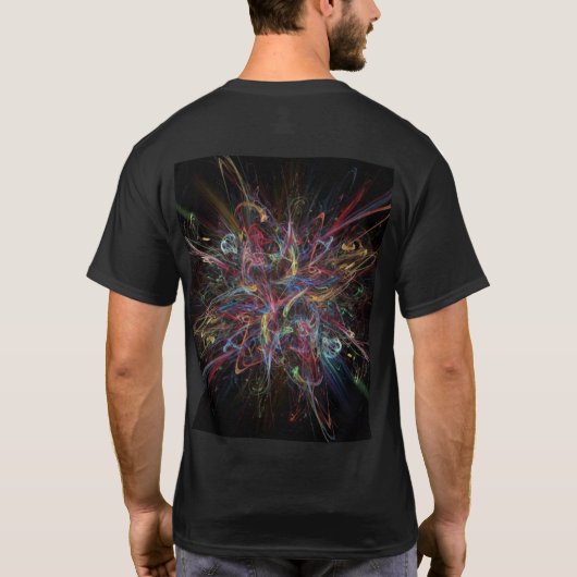 T-shirt Chromatic Sparks/Colorful Bursts (Dos)