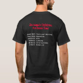 T-shirt CHROMATOGRAPHIE GAZEUSE : Visite d'ancients (Dos)