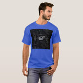 T-shirt Chrome comme Libra Zodiac Symbole sur Hevelius (Devant entier)