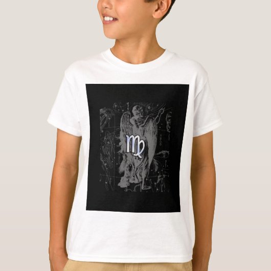 T-shirt Chrome comme Virgo Zodiac Connexion Black Hevelius (Devant)