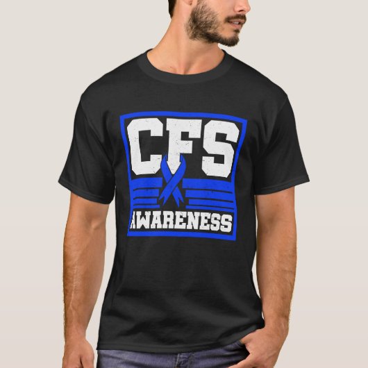T-shirt Chronic Fatigue Syndrome Warrior CFS Post Viral Su (Devant)