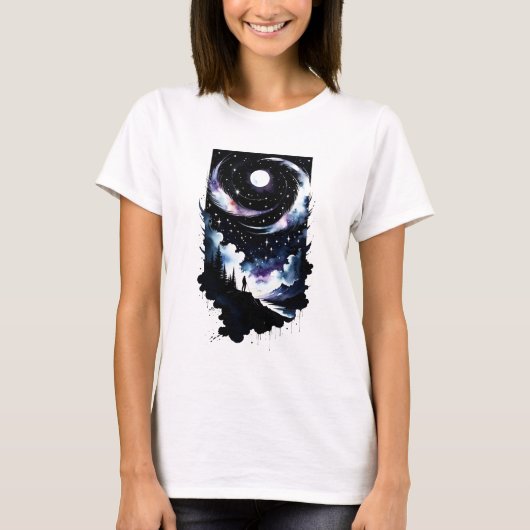 T-shirt Chronique cosmique (Devant)