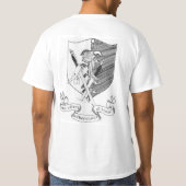 T-shirt Chroniques du swag Rose (Dos)