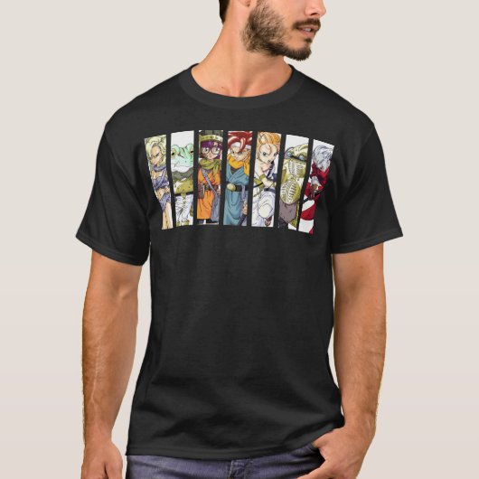 T-shirt Chrono Trigger Main Characters (Devant)