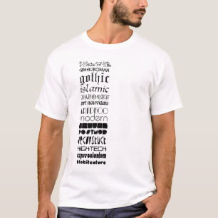 T-shirt Chronologie de voûte