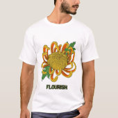 T-shirt chrysanthème (Devant)