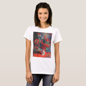 T-shirt Chrysanthème rouge, Monet (Devant entier)