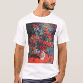 T-shirt Chrysanthème rouge, Monet (Devant)