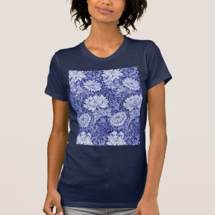 T-shirt Chrysanthemum Blue, William Morris