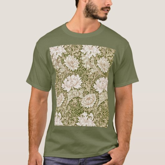 T-shirt Chrysanthemum Gold, William Morris (Devant)