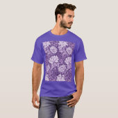 T-shirt Chrysanthemum Purple, William Morris (Devant entier)