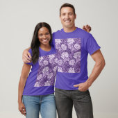 T-shirt Chrysanthemum Purple, William Morris (Unisexe)
