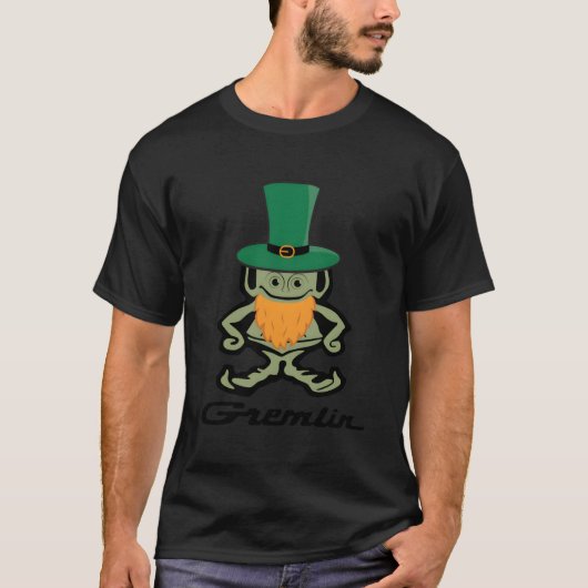 T-shirt Chrysler Amc Gremlin St Patrick'S Day Leprechaun (Devant)