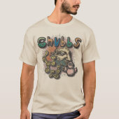 T-shirt Chubbs dessin de collage artistique (Devant)