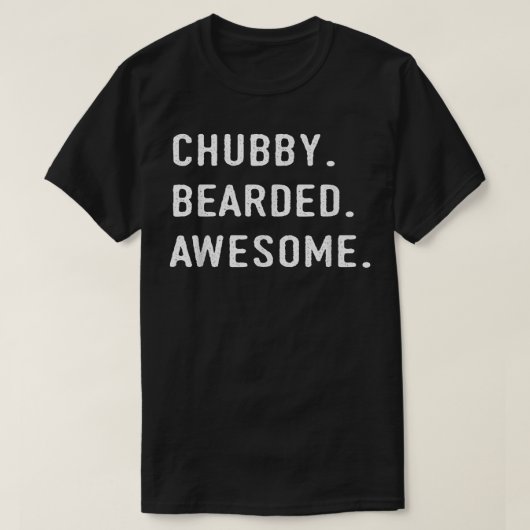 T-shirt Chubby Bearé Père stupéfiant Père Noël T (Design devant)