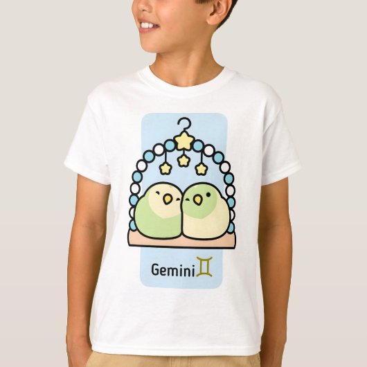 T-shirt Chubby Bird Zodiac Gemini (Devant)